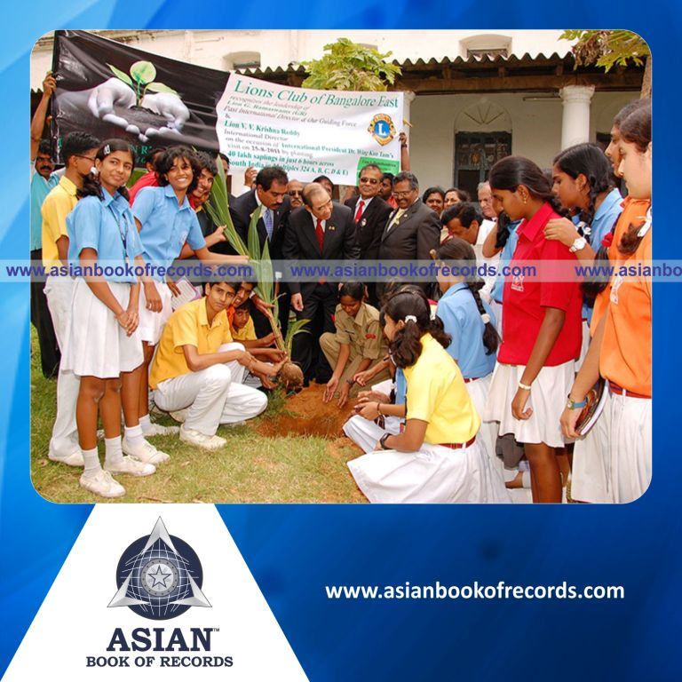 Highest Number of Trees Planted in 12 Hours by a Team (Multiple Venues)