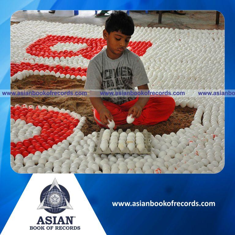 Largest Egg Mosaic by a Minor (Male)