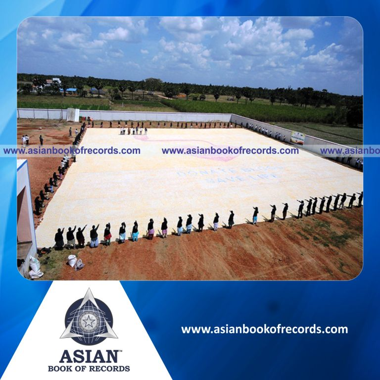 Largest Footprint Painting by a Team