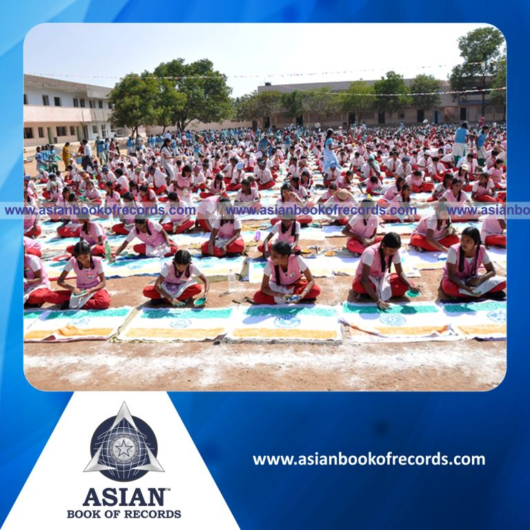 Highest Number of People Finger Painting National Flag Simultaneously (Single Venue)