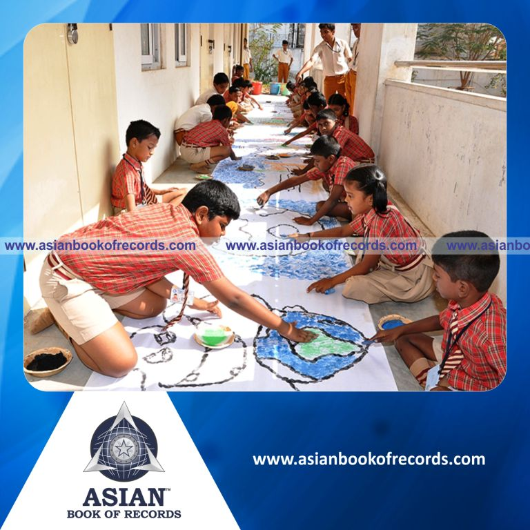 Longest Finger Painting by a Team