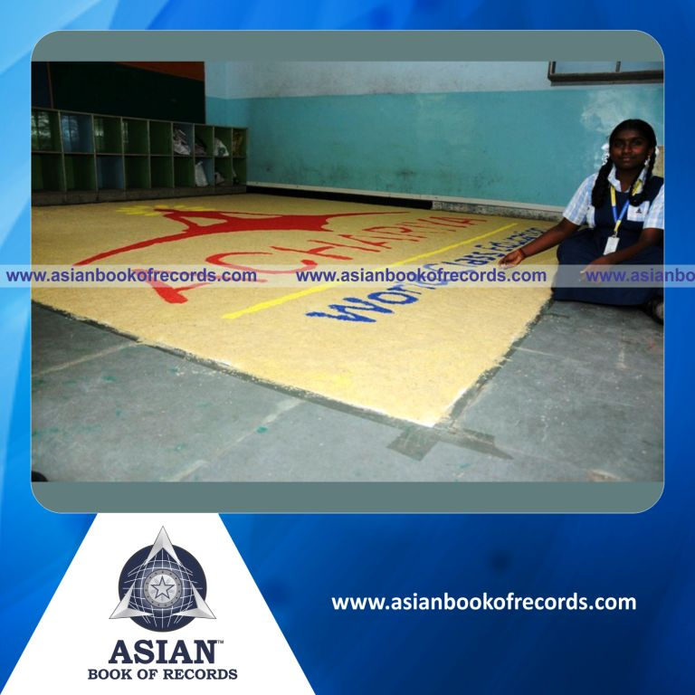 Largest Rice Mosaic by a Minor (Female)