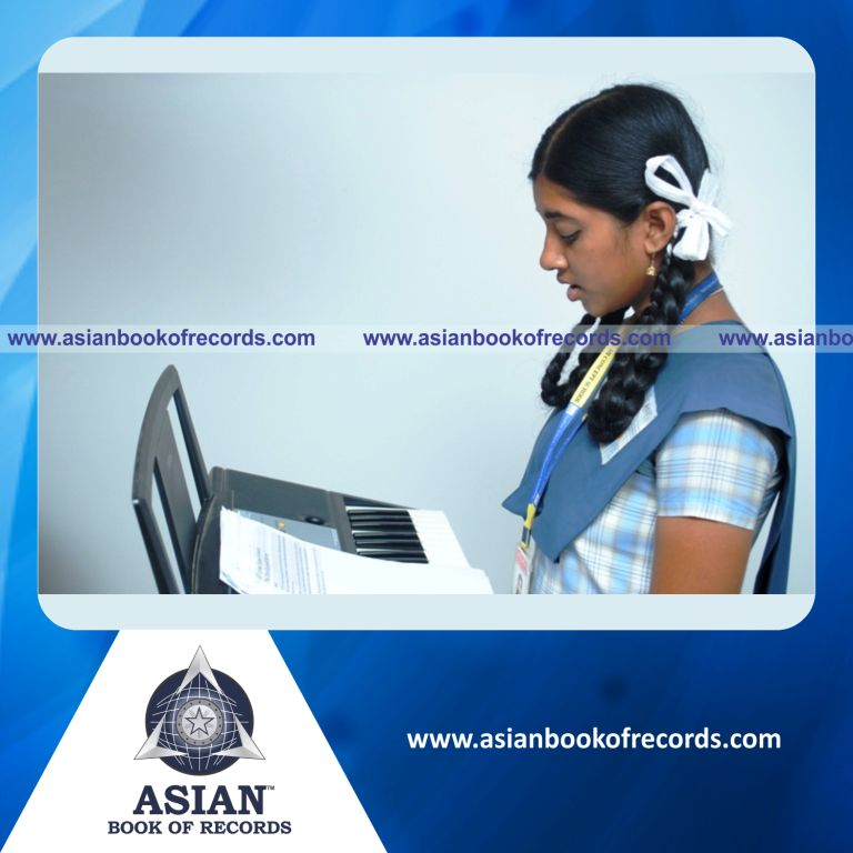 Highest Number of National Anthem of Different Countries in Different Languages Sung by a Minor (Female) in 3 Hours