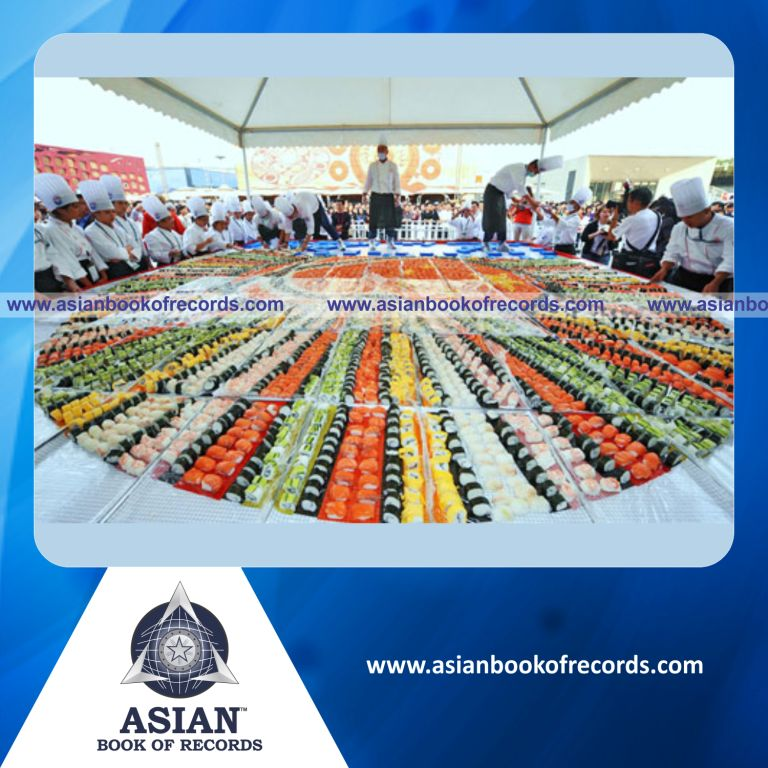 Largest Sushi Mosaic by a Team