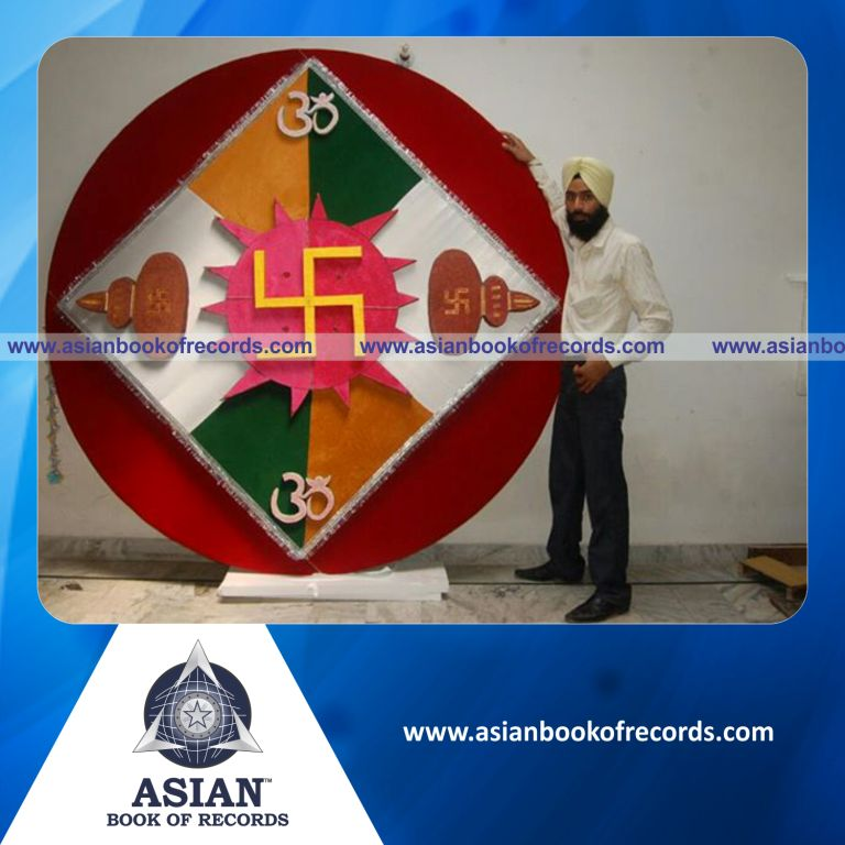 Largest Paper Rakhi made by an Individual (Male)