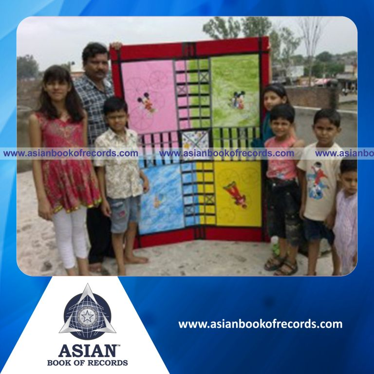 Largest Ludo Game Board made by a Team