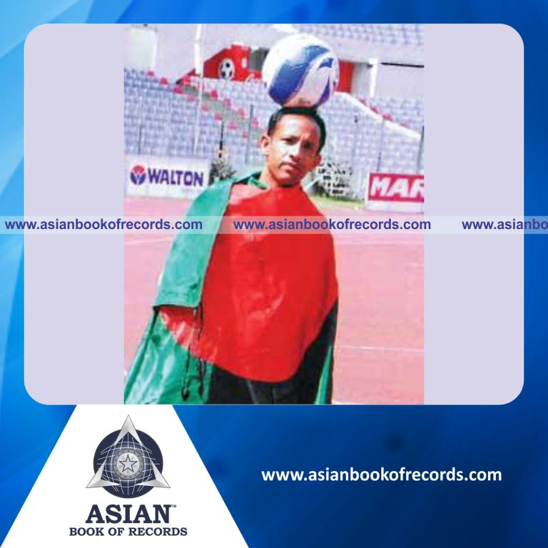 Longest Distance Travelled by Balancing a Football on Head by an Individual (Male)