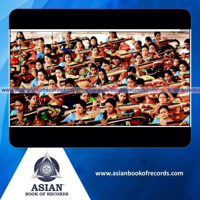 Highest Number of Participants in Veena Ensemble (Single Venue)