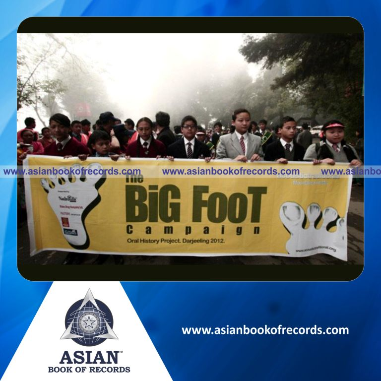 Highest Number of Participants in Big Foot Walk Simultaneously