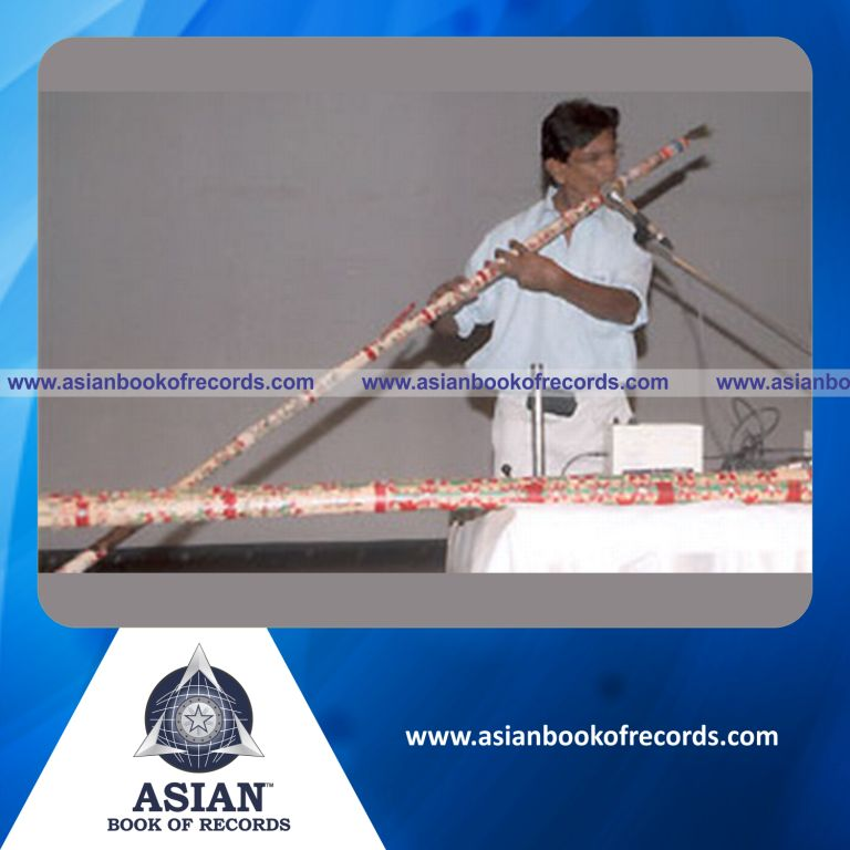 Longest Flute made by an Individual (Male)