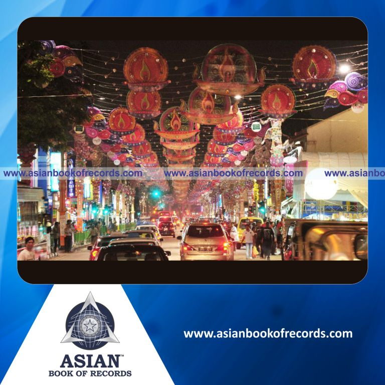 Highest Number of Compact Discs Displayed in a Street