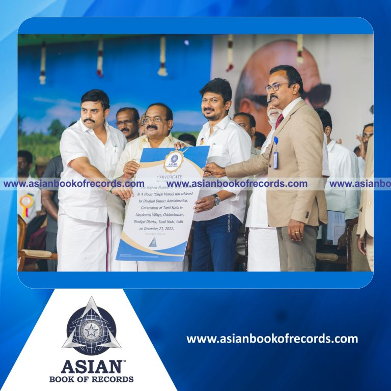 Highest Number of Trees Planted in 4 Hours (Single Venue)
