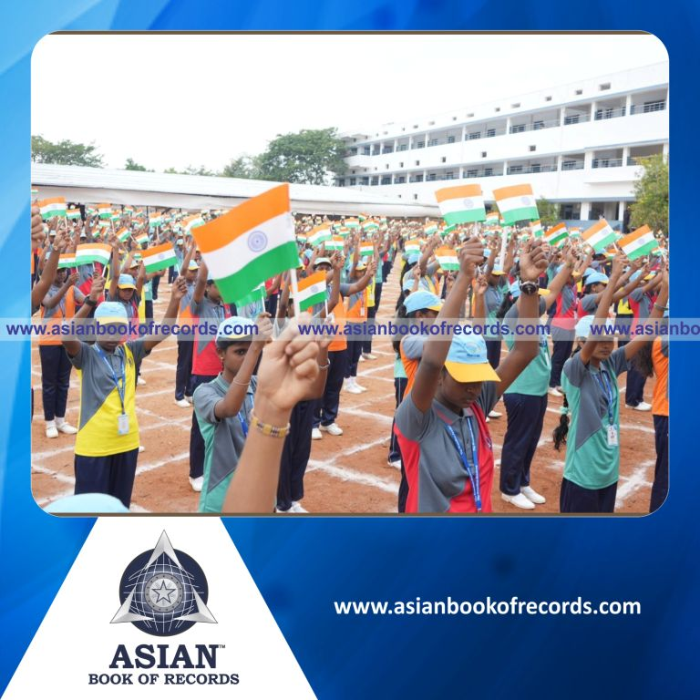 Highest Number of Participants Performing in a Sports Drill holding Flags Simultaneously (Single Venue)