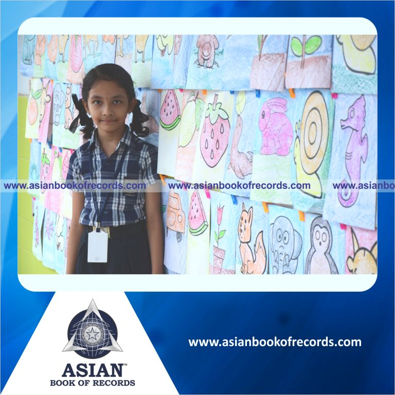 Highest Number of Pictures Colored in 3 Hours by an Individual (Minor-Female)