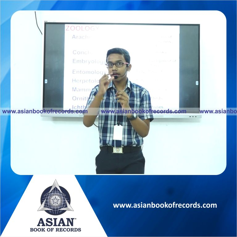 Longest Lecture Marathon by an Individual (Minor-Male)