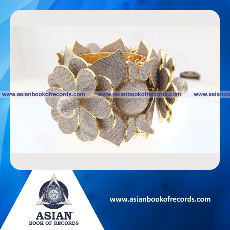 Highest Number of Diamonds Set on a Bangle