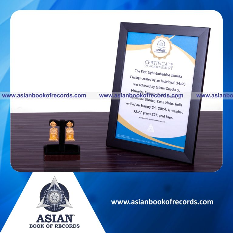 First Light-Embedded Jhumka Earrings created by an Individual (Male)