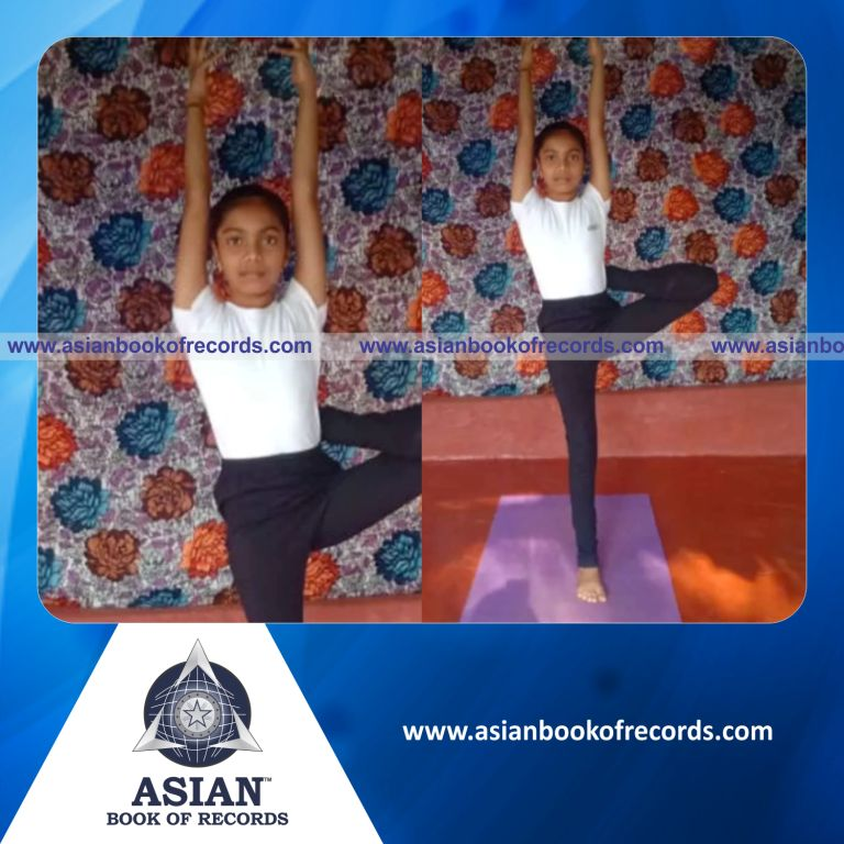 Longest Time to Hold Pakshiasana by an Individual (Minor-Female)