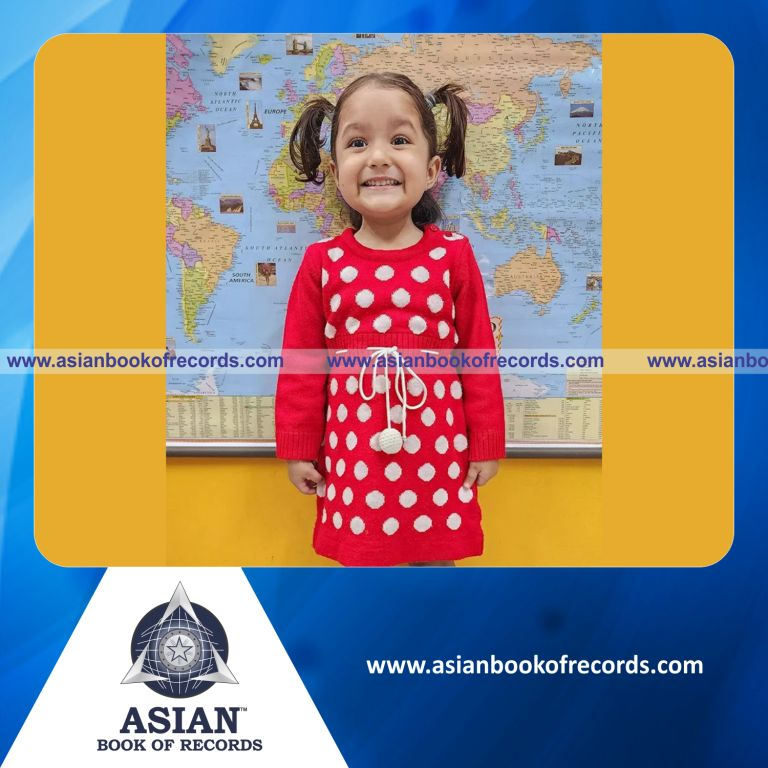 Fastest to Answer Capitals of all Asian Countries by a Toddler