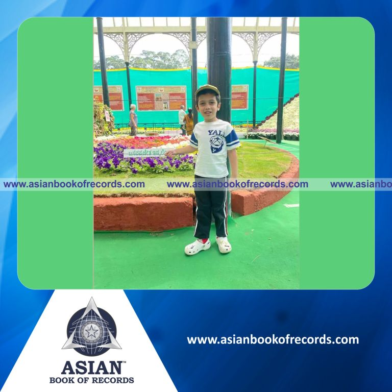 Fastest Recitation of Numbers From 1 to 50 by a Pre-Schooler