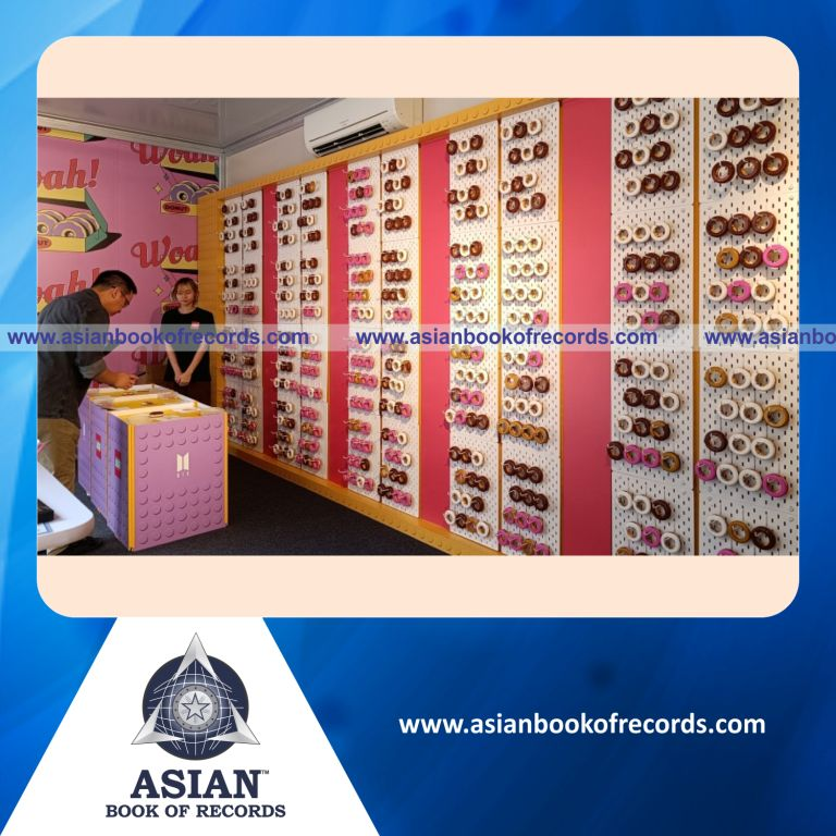 Largest Lego Donut Wall