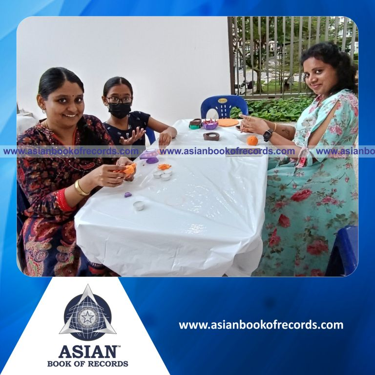 Largest Formation of Handmade Diyas