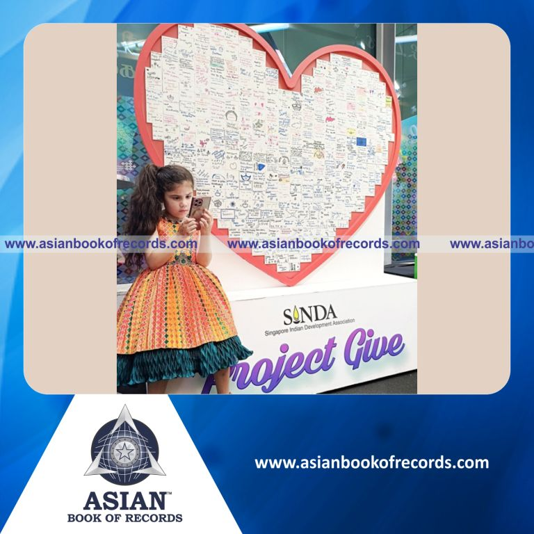 Largest Magnetic Heart With Handwritten Wishes