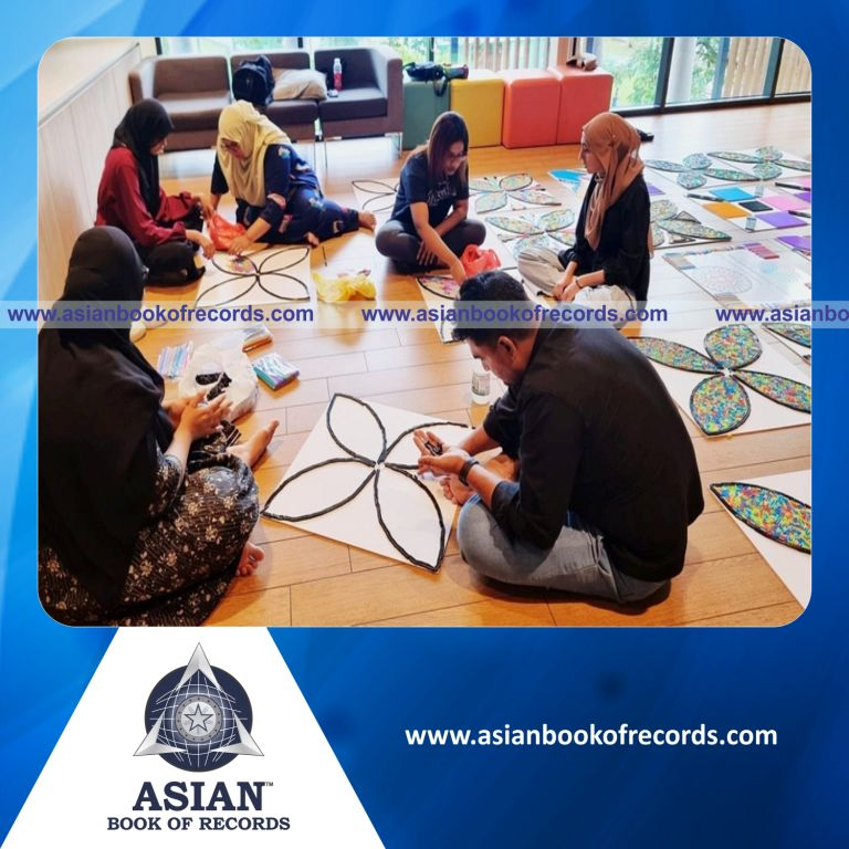 Largest Rangoli Made of Drinking Straws