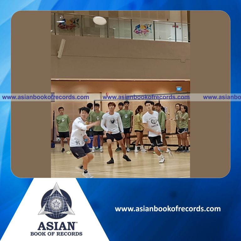 Highest Number of Participants in an Indoor Frisbee Competition (Single Venue)