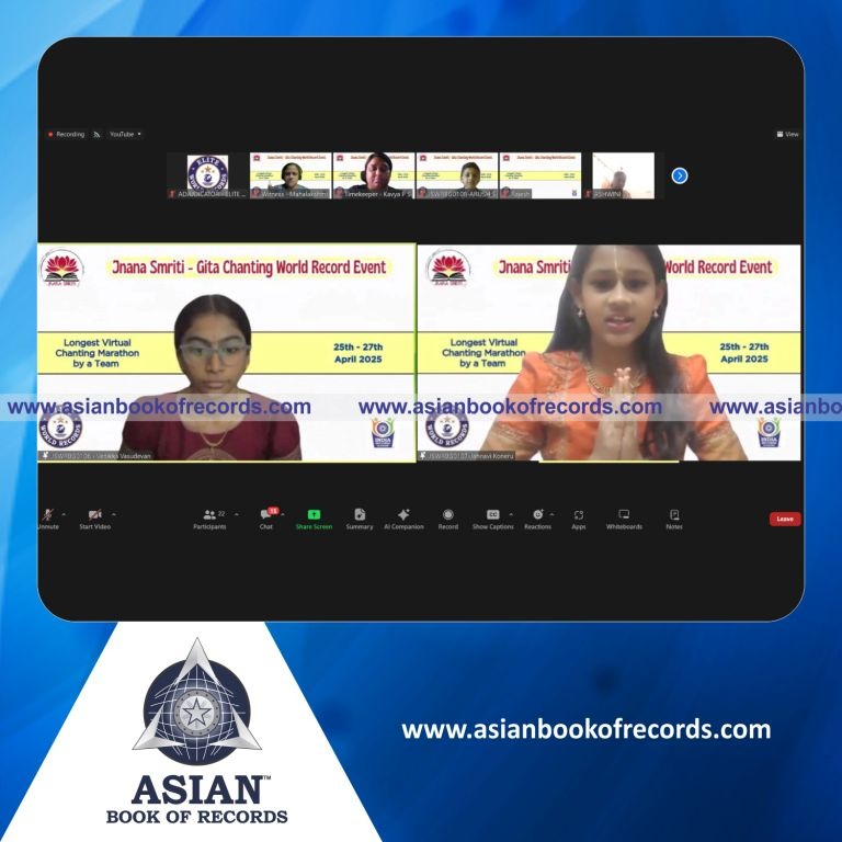 Longest Virtual Chanting Marathon by a Team