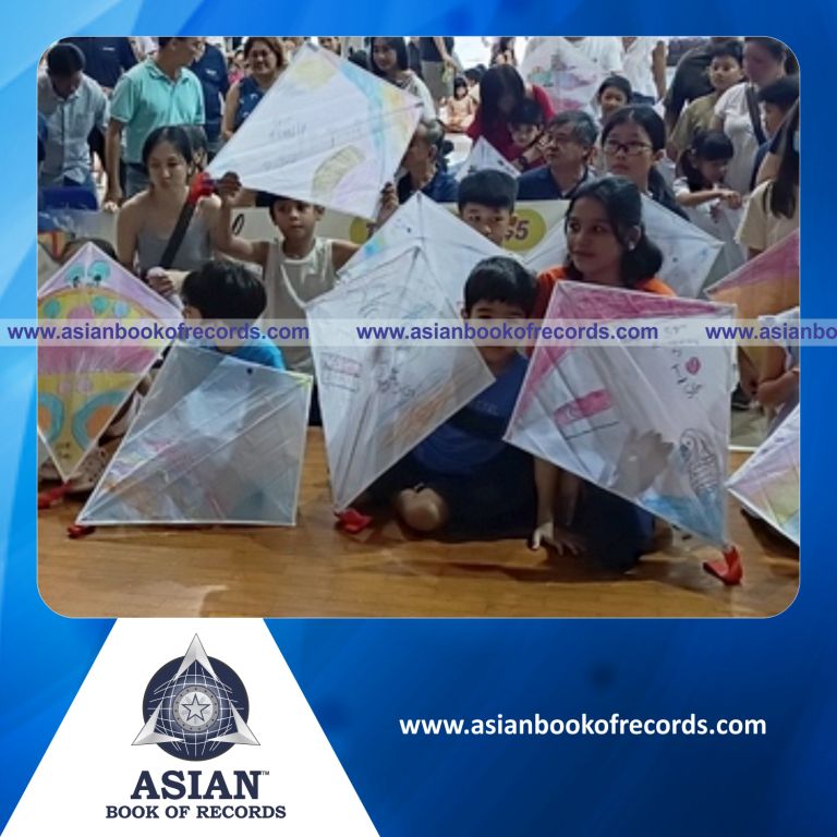 Highest Number of Participants Decorating Kites