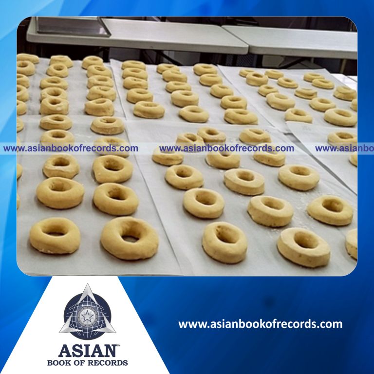 Highest Number of Donuts Deep-Fried and Packed