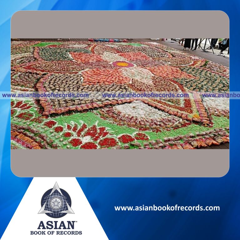 Highest Number of Confections Used in a Mosaic Display