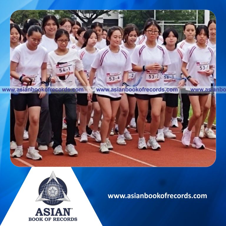 Highest Number of Participants Running Together in Groups of Four