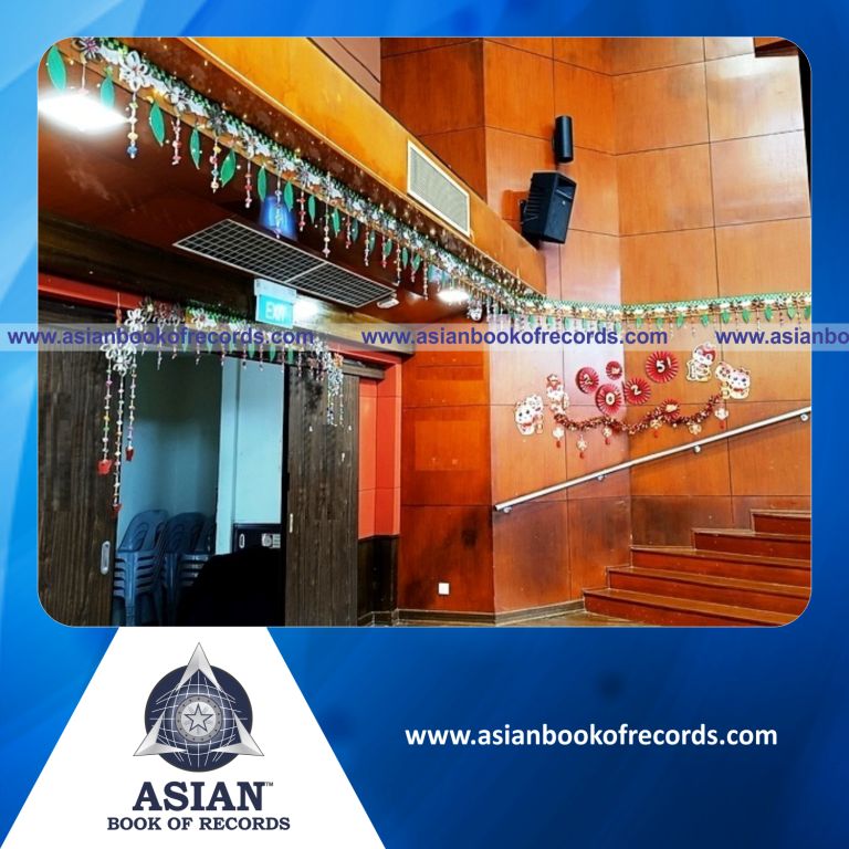 Highest Number of Handmade Toran Pieces Used in a Display