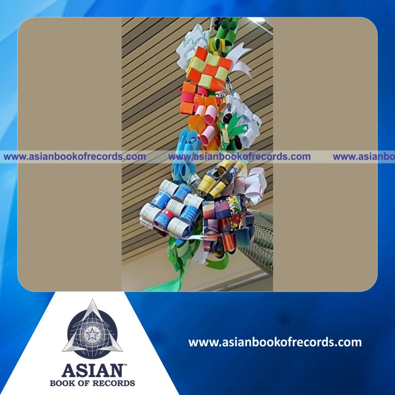 Highest Number of Handmade Ketupat Decorations Displayed