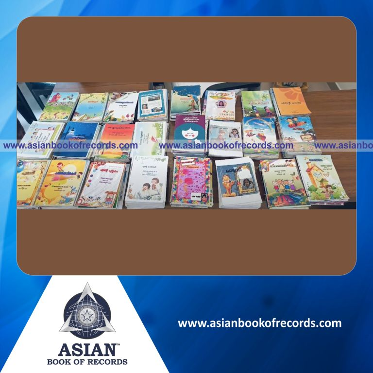 Highest Number of Students to Write Maximum Books and Displayed Them in a School Library