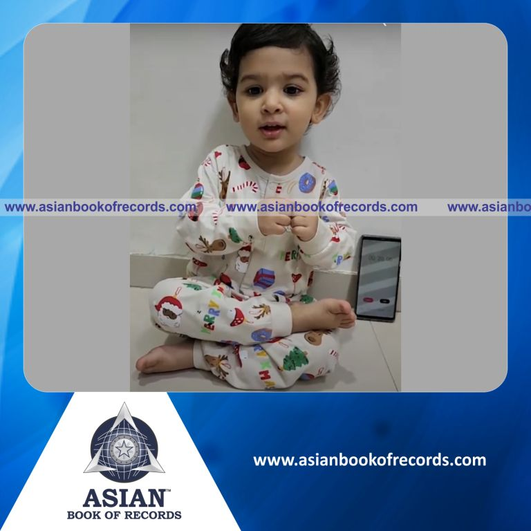 Highest Number of Nursery Rhymes Recited in Maximum Languages (Toddler)