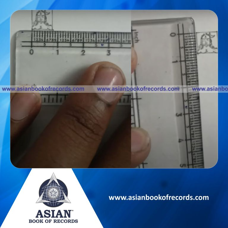 Smallest Sketch Portrait of Lord Shiva Made by an Individual