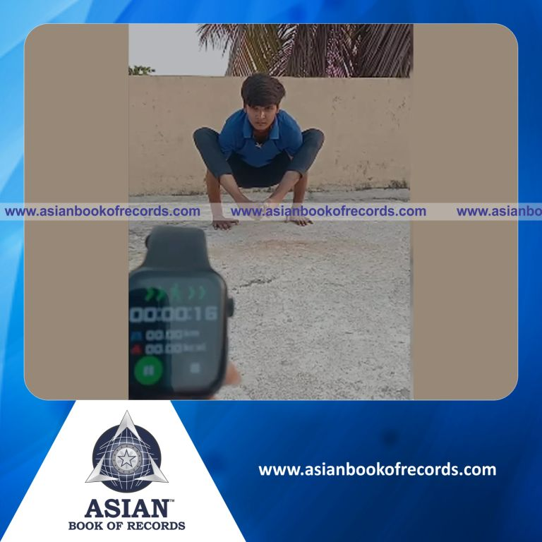 Longest Time to Hold Bhuja Pidasana Pose (Teenager)