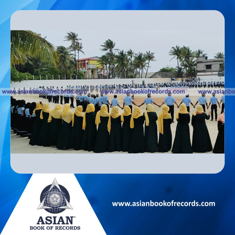 Highest Number of Participants in the Largest Circular Human Chain Formed Against Tobacco Products