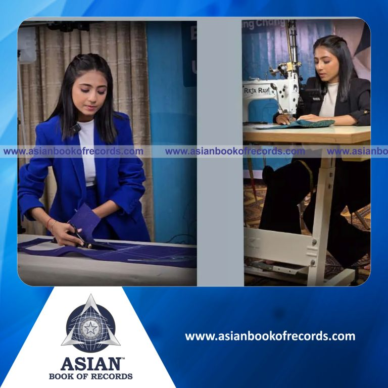 Highest Number of Students Who Received Online Training in Stitching
