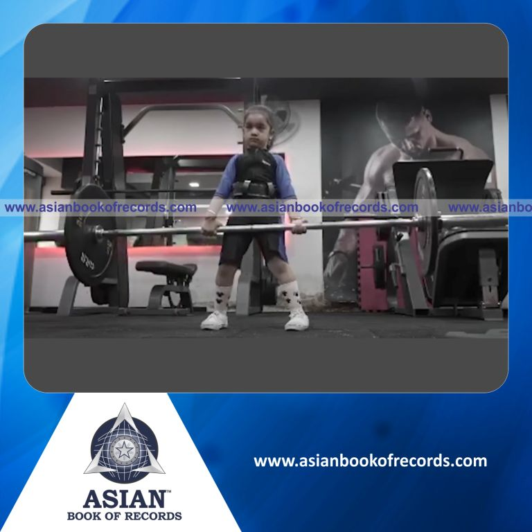 Highest Weight of a Deadlift Held by a Preschooler
