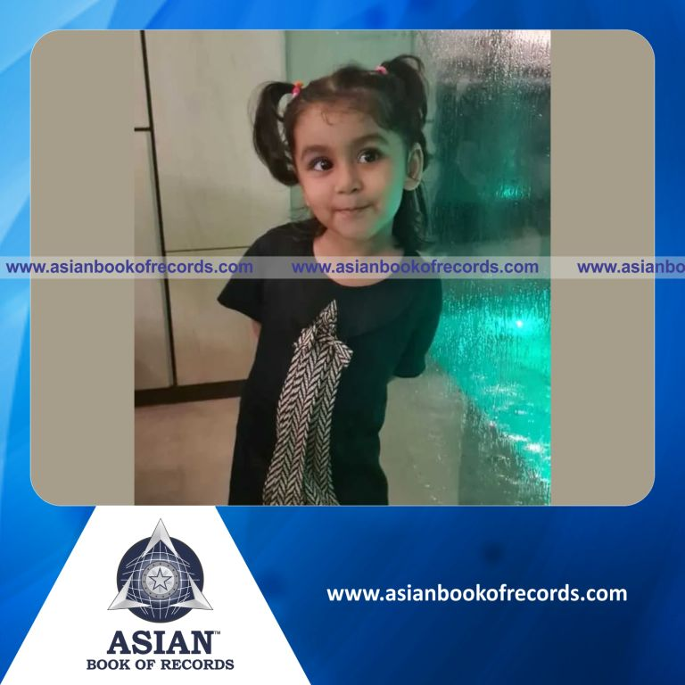 Longest Time to Hold the Chakrasana Pose by a Preschooler