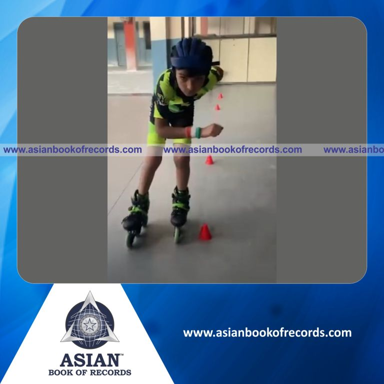 Highest Number of Types of Stunts Performed on Roller Skates by an Individual (Minor – Male)