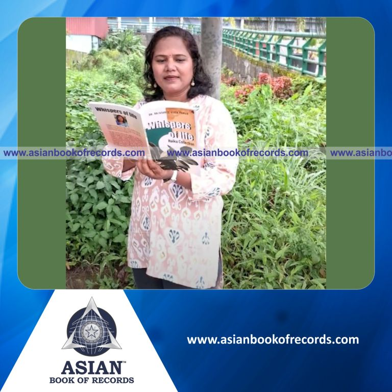 Highest Number of Haiku Written in a Book and Published by an Individual