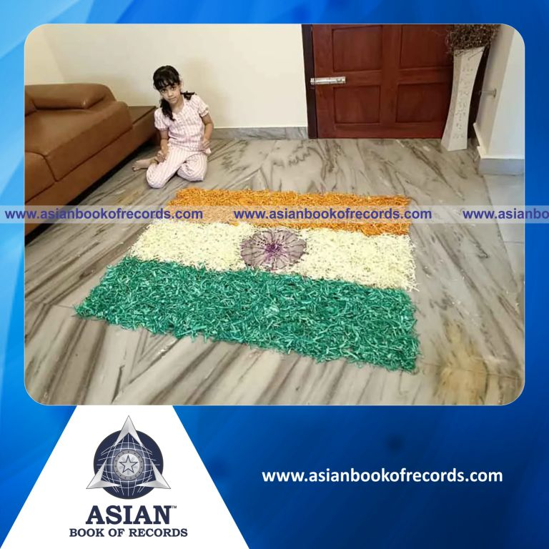 Largest National Flag Made with Cabbage