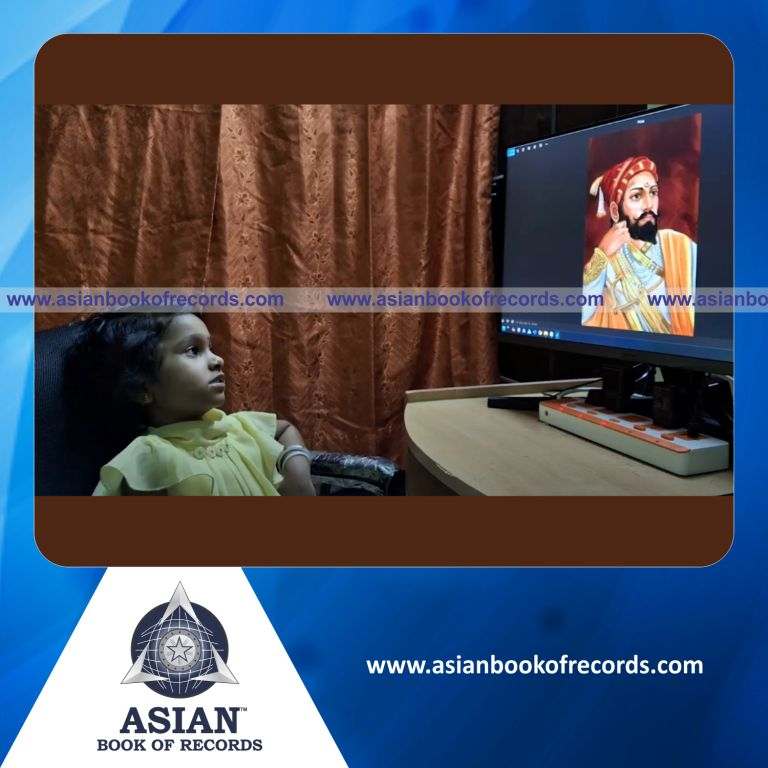 Highest Number of World-Famous Personalities Identified and Recited by a Preschooler