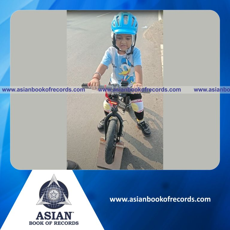 Highest Distance Covered on a Balance Bicycle by a Toddler