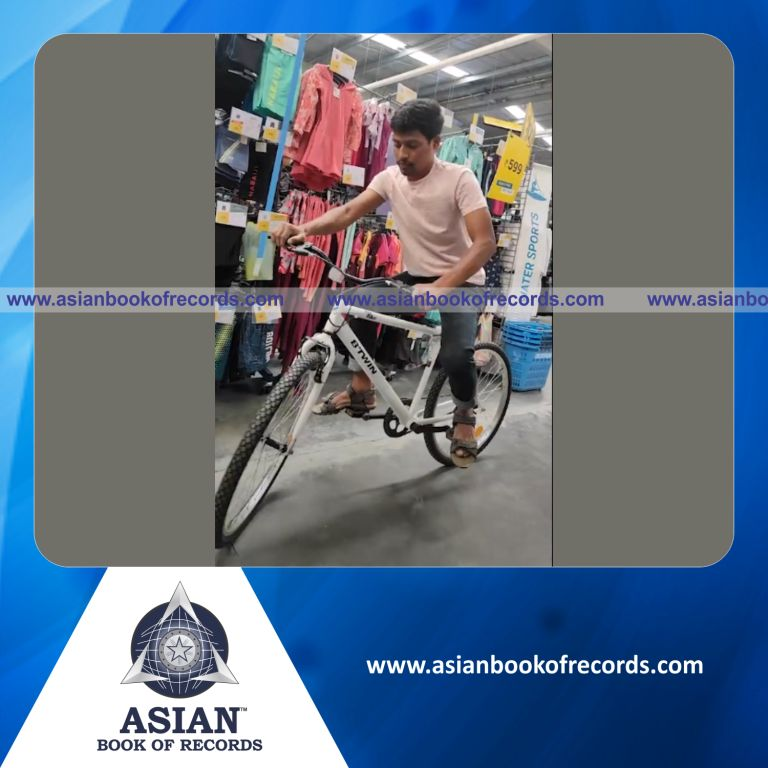 Longest Time to Balance a Bicycle Without Putting Feet Down by an Individual (Male)